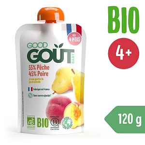 Good Gout Broskev S Hruškou Bio 120g 4m