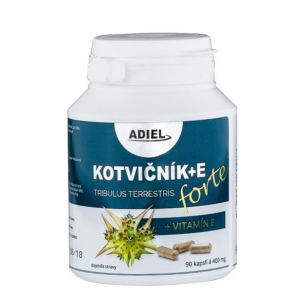 Adiel Kotvičník zemní FORTE s vitamínem E cps.90