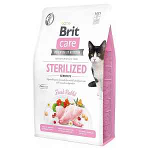 BRIT Care Cat Sterilized Sensitive granule pro kočky s citlivým trávením, Hmotnost balení: 7 kg