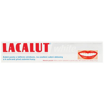 Lacalut White zubní pasta 75ml bělící bez peroxidu