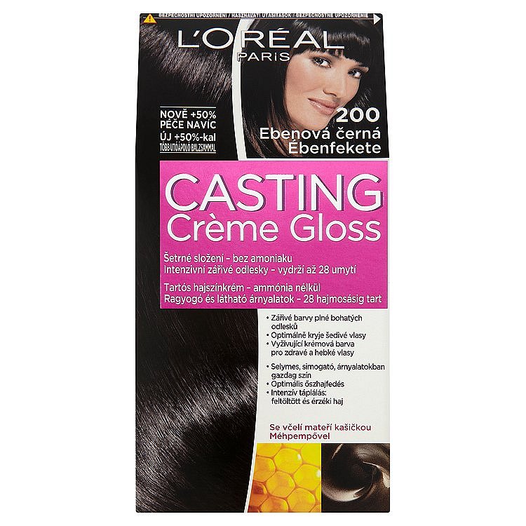 L'Oréal Paris Casting Crème Gloss ebenová černá 200