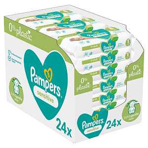 PAMPERS Sensitive Baby dětské čisticí ubrousky 24 balení = 1248 čisticích ubrousků