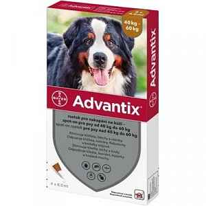 4x Advantix Spot On pro psy 40-60kg