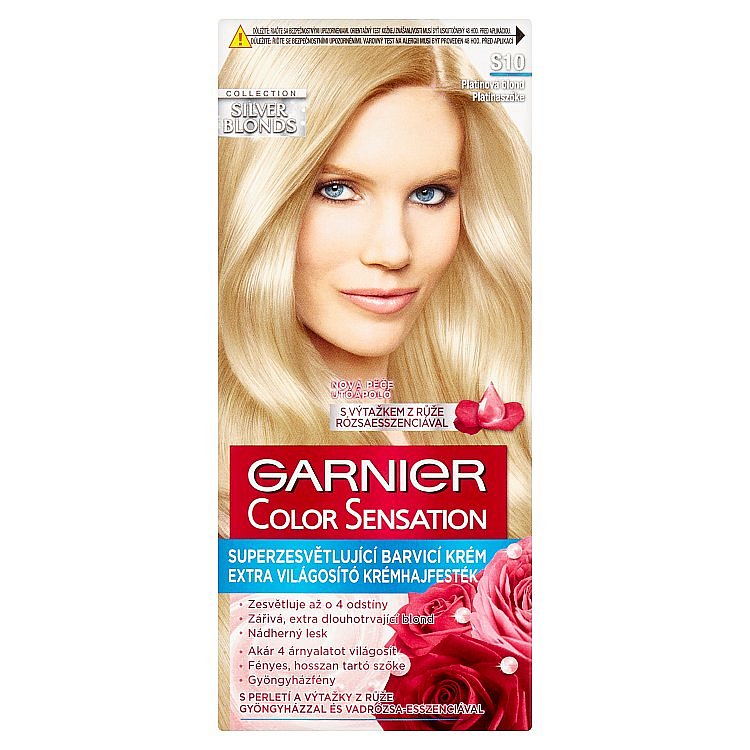 Garnier Color Sensation Superzesvětlující barvicí krém platinová blond S10