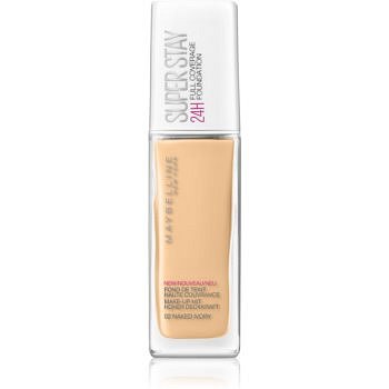 Maybelline SuperStay 24H tekutý krycí make-up odstín 02 Naked Ivory 30 ml