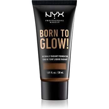 NYX Professional Makeup Born To Glow tekutý rozjasňující make-up odstín 21 Cocoa 30 ml