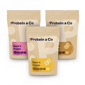 Protein a Co SNACK IT Protein 2+1, 500 g Vanilka, Čokoláda, Fruit