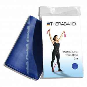 Thera-Band Posilovací guma 2m modrá - extra silná