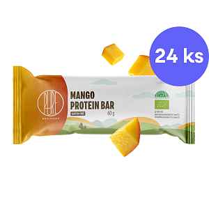 BrainMax® Organic Protein Bar, Mango & White Chocolate, 24 x 50 g