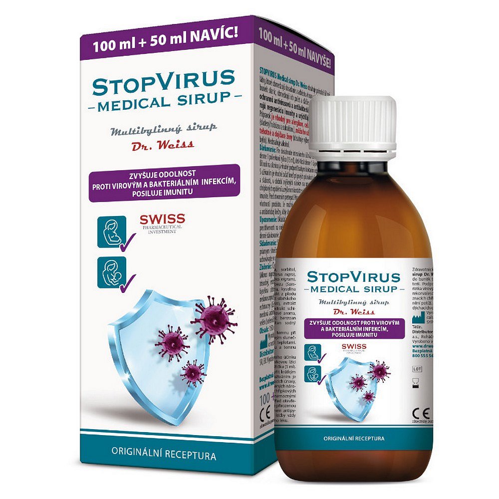 DR. WEISS STOPVIRUS Medical sirup 100 + 50 ml