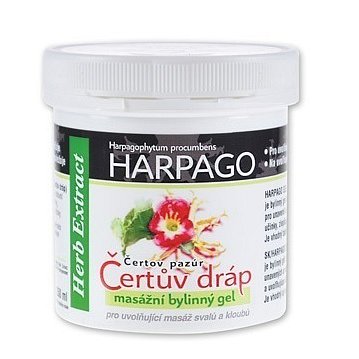 HARPAGO Čertův dráp - masážní bylinný gel 250ml