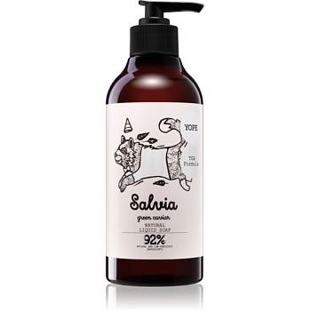 Yope Sage & Green Caviar přírodní tekuté mýdlo na ruce s vyhlazujícím efektem 500 ml