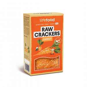 Lifefood Life Crackers Mrkvánky BIO RAW 80g