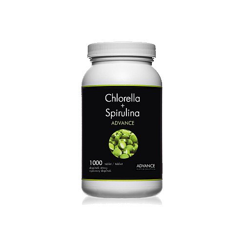 ADVANCE Chlorella + Spirulina tbl.1000 - II. jakost