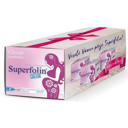 Chytré miminko superfolin 2 MAMA 3pack 60tbl.+60cps.
