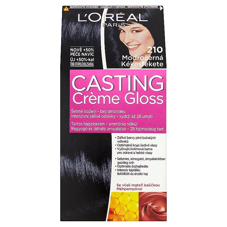 L'Oréal Paris Casting Crème Gloss modročerná 210