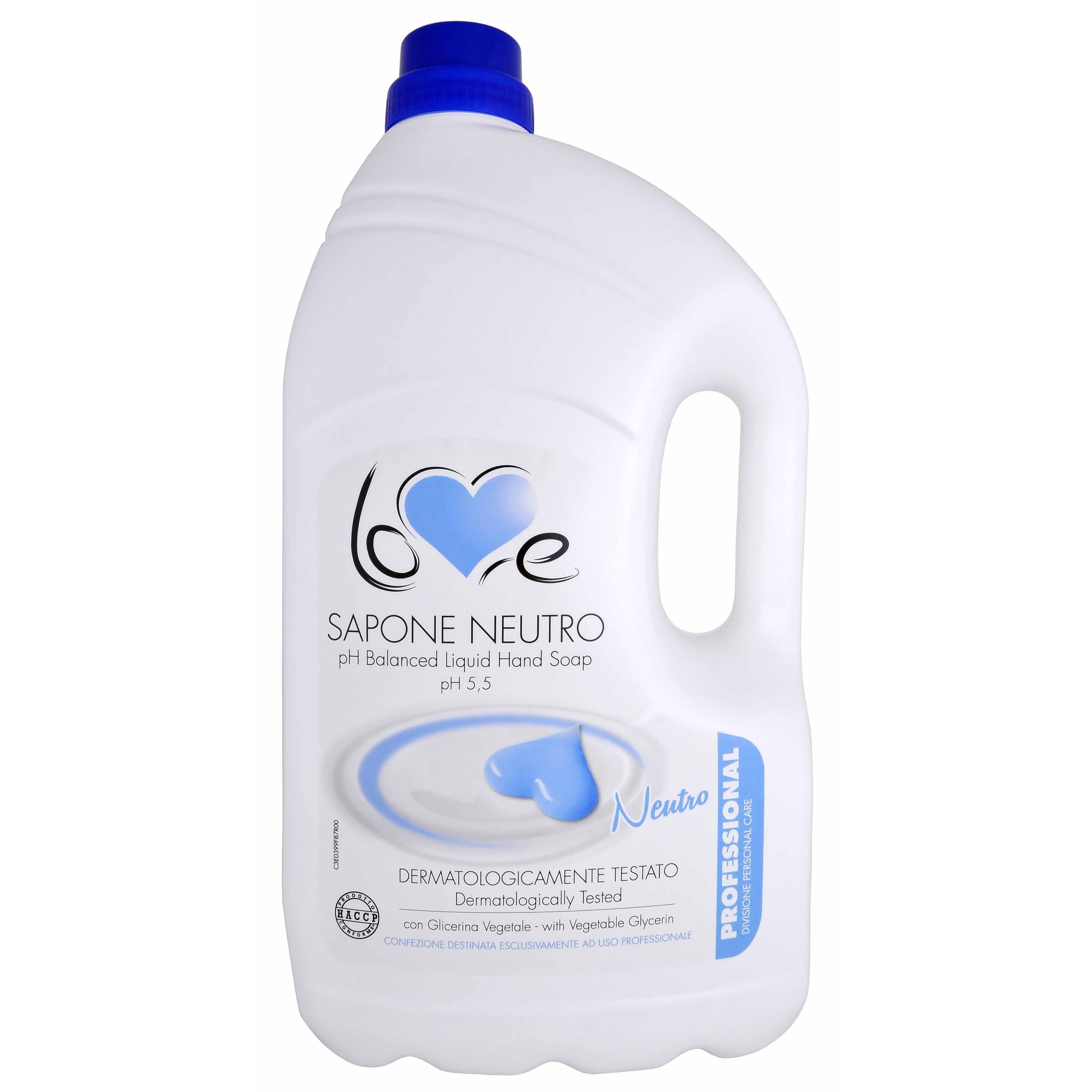 Love Sapone Neutro Latte pH neutrální mýdlo s glycerinem 5 l