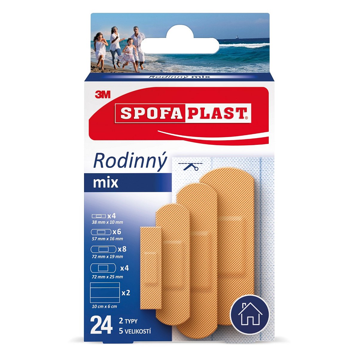 3M Spofaplast® 603 Rodinný mix náplasti 24 ks