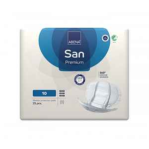 Abena San Premium 10 pleny absorpční, prodyšné, 2800ml, 25ks