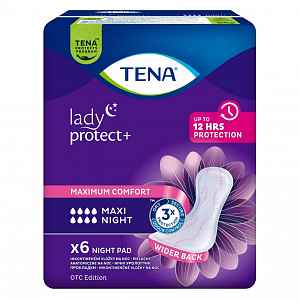 Tena Lady Maxi Night inkontinenční vložky 6 ks