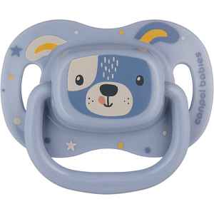 Canpol babies Cute Animals Soother 6-18m dudlík Blue 1 ks
