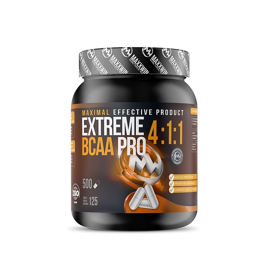 MAXXWIN Extreme BCAA PRO 4:1:1 500 kapslí