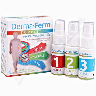 DermaFerm Komplet 3x30ml