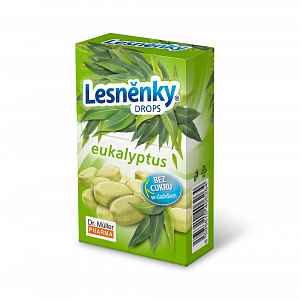 Lesněnky Drops Eukalyptus Bez Cukru 38g Dr.müller