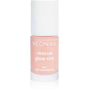 NEONAIL Rescue Glow Tint 3in1 Nail Conditioner pečující lak na nehty odstín Peachy Peach 7.2 ml