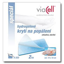 VIACELL S222 Hydrogel.krytí na popáleniny 10x10cm