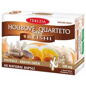 Houbové Quarteto s reishi cps.60