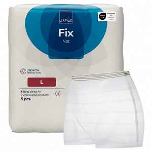 Abena Fix Net L kalhotky fixační síťované, boky 90-140cm, 5ks