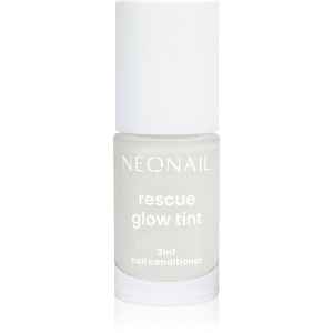 NEONAIL Rescue Glow Tint 3in1 Nail Conditioner pečující lak na nehty odstín Milky White 7.2 ml