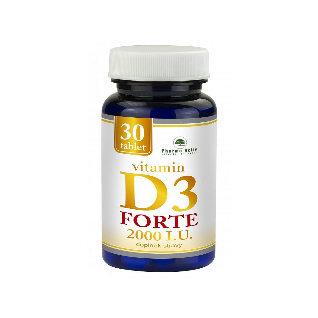 Pharma Activ Vitamin D3 FORTE 2000 I.U. 30 tablet