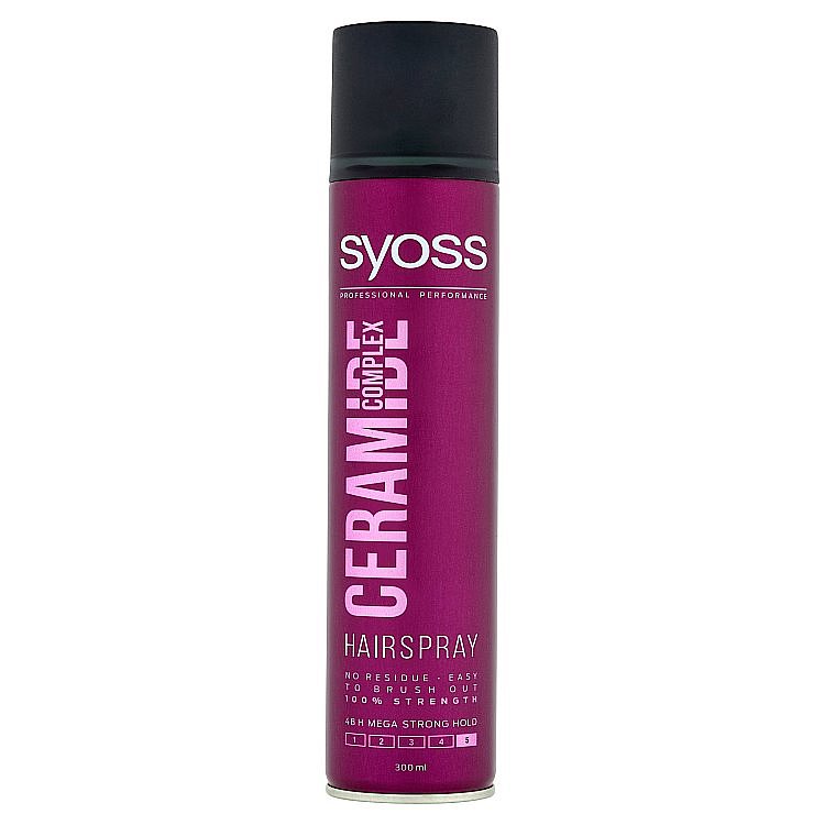 Syoss Ceramide Complex lak na vlasy mega silná fixace 300 ml