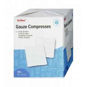 Dr. Max Gauze Compresses 10 x 10 cm 100 ks