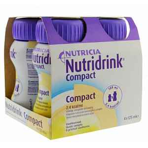 NUTRIDRINK COMPACT S PŘÍCHUTÍ VANILKOVOU 4X125ML Roztok