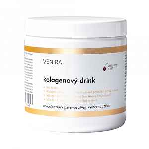 Venira Kolagenový drink pro vlasy, nehty a pleť višeň 189 g