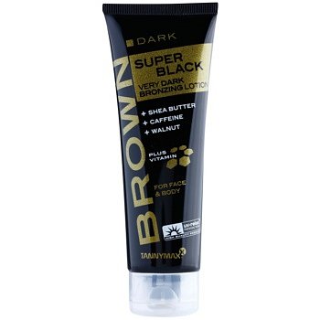 Tannymaxx Brown Super Black Dark opalovací krém do solária s bronzerem 125 ml