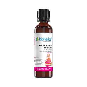 Tělový olej pro děti a miminka s levandulí a mandlovým olejem – 50 ml – Bioherba
