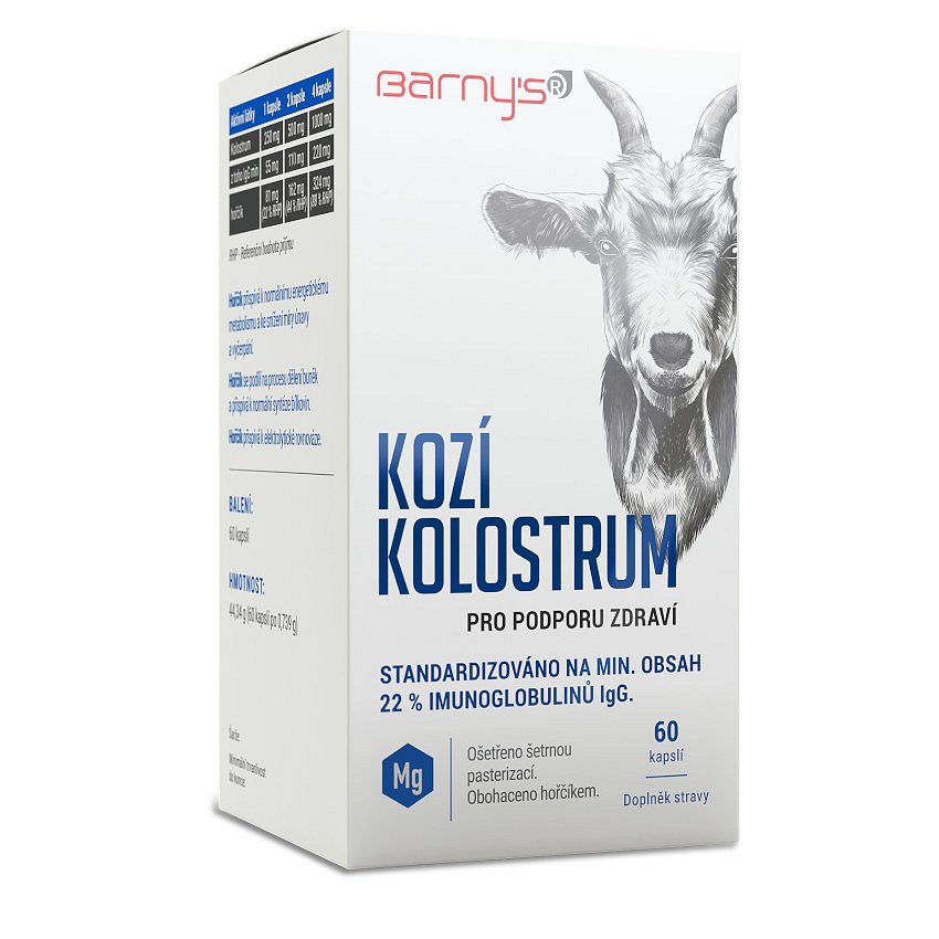 Barnys Kozí kolostrum cps.60