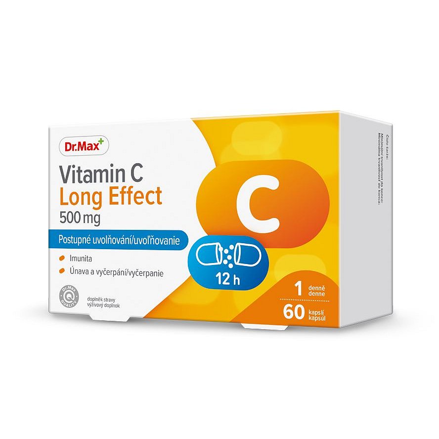 Dr.Max Vitamin C Long Effect 500mg 60 kapslí