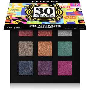 Mad Beauty Friends 30 Years paletka očních stínů 9x1.1 g