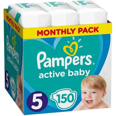 Pampers Active Baby Monthly Box S5 150ks