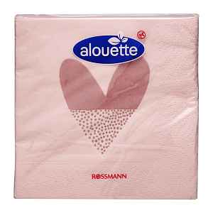alouette Ubrousky s motivem srdcí 33 x 33 cm 20 ks