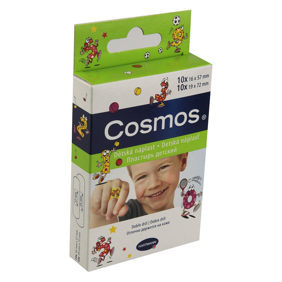 COSMOS náplasti Dětská 2vel. 20ks (Kids strips)