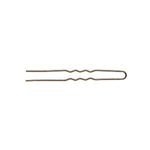 Vlnitá vlásenka Eurostil Professional - 8,5 cm, bronzová - 20 ks (04531)