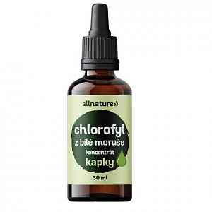 Allnature Chlorofyl z bílé moruše koncentrát kapky 30 ml