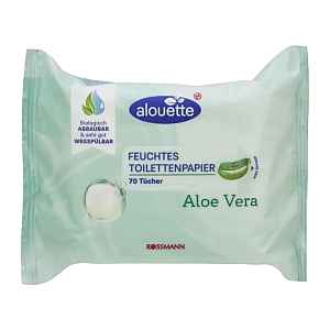 alouette Vlhčený toaletní papír Aloe Vera 70 ks