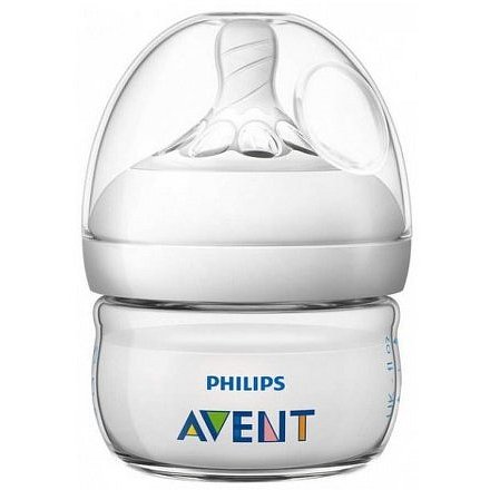 Philips Avent láhev Natural PP 60 ml průhlédná bílá 1 ks